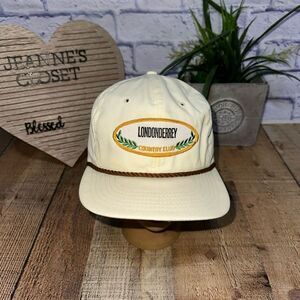 londonderrey Vintage country club hat Strap Back One Size